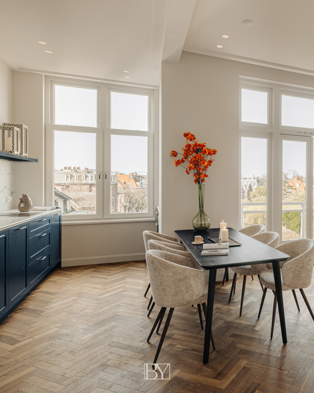 Professioneel gestylede interieurfoto homestaging woning