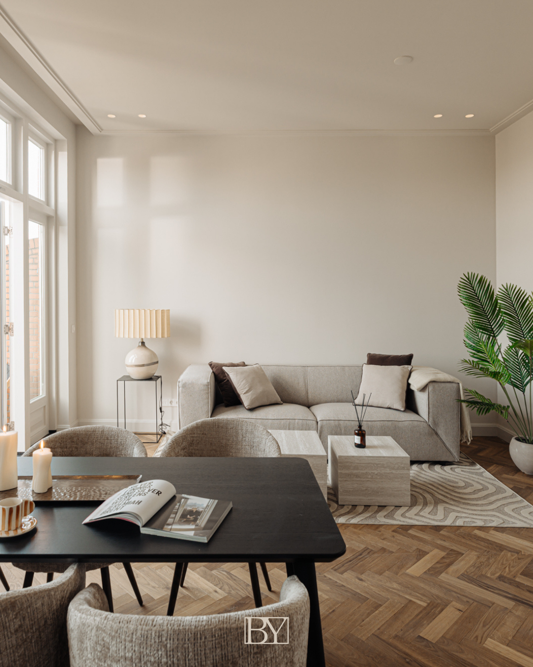 Professioneel gestylede interieurfoto homestaging woning