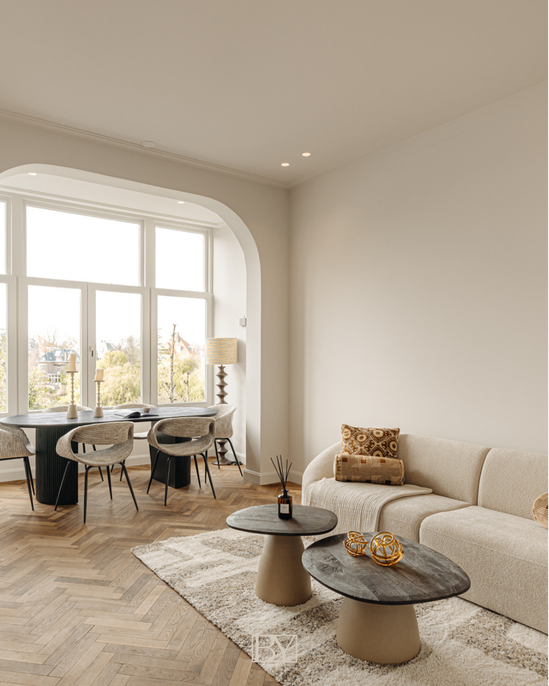 Professioneel gestylede interieurfoto homestaging woning