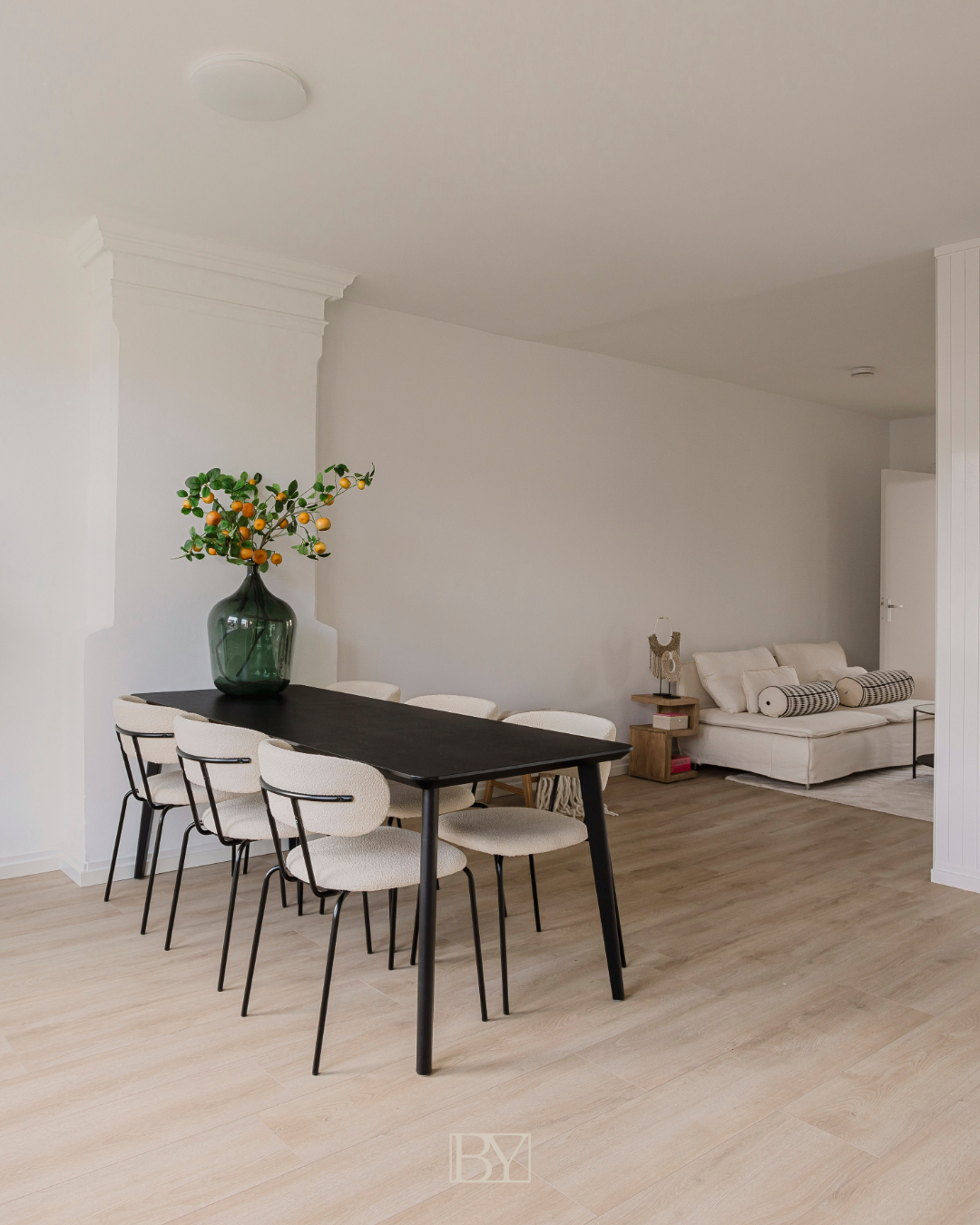 Professioneel gestylede interieurfoto homestaging woning